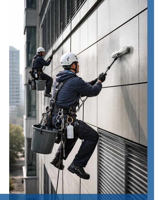 Мойка вентилируемого фасада в Полысаеве от 257 р. | ВЫСОТНИК-Плс