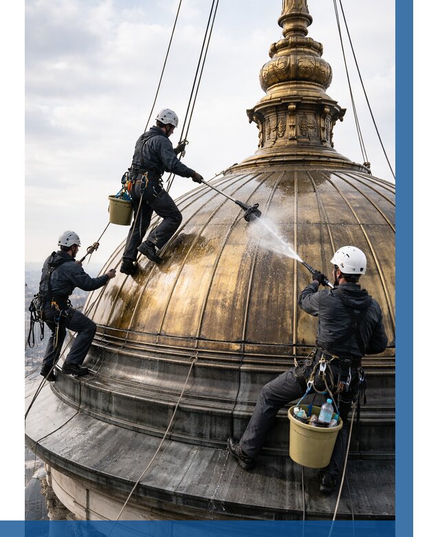 Мойка куполов и шпилей в Полысаеве от 8226 р. - заказать | ВЫСОТНИК-Плс