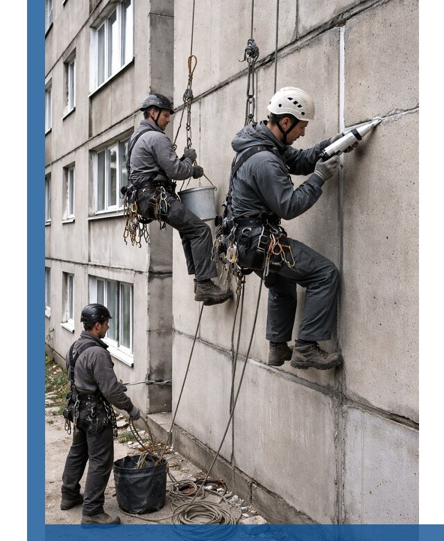 Герметизация межпанельных швов в Полысаеве с гарантией герметичности