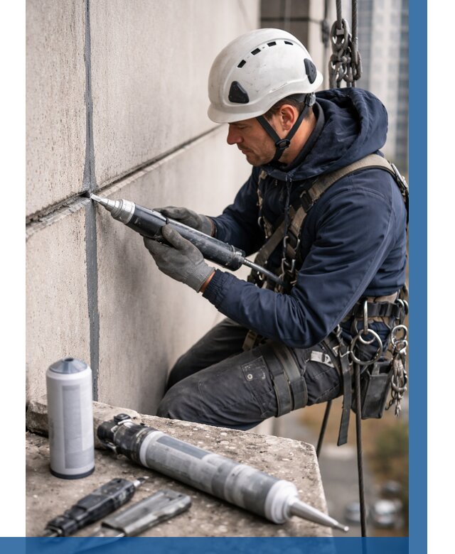 Вторичная герметизация швов в Полысаеве от 463 р. | ВЫСОТНИК-Плс