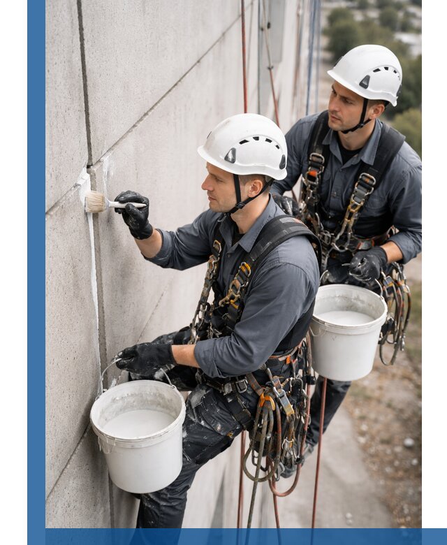 Противогрибковая обработка швов в Полысаеве для фасадов и кровель