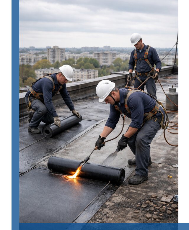 Ремонт наплавляемой кровли в Полысаеве качественно и надежно