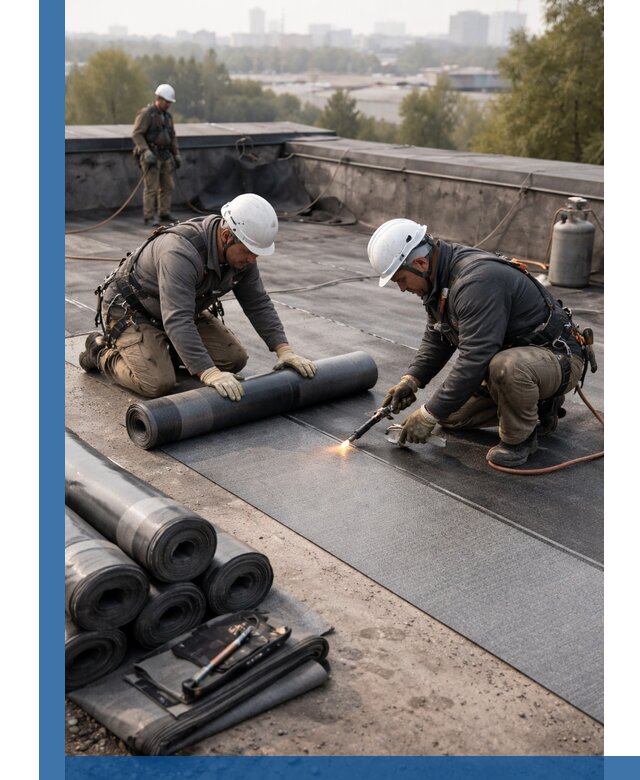 Монтаж мягкой кровли в Полысаеве профессионально и надежно