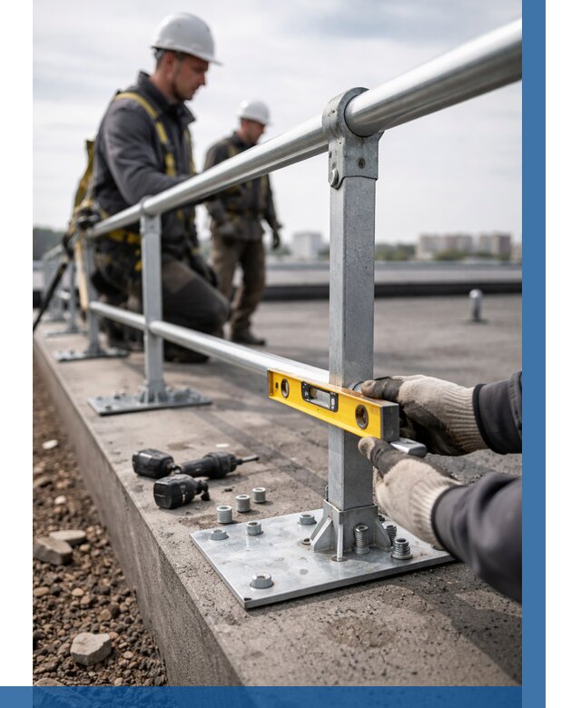 Монтаж кровельного ограждения в Полысаеве от 1234 р. | ВЫСОТНИК-Плс