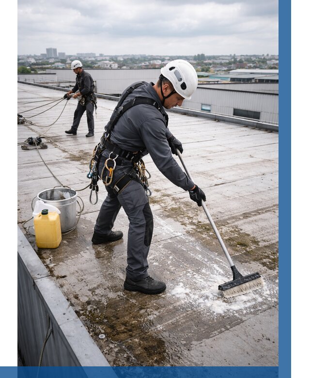 Очистка крыши по графику в Полысаеве от 7712 р. | ВЫСОТНИК-Плс