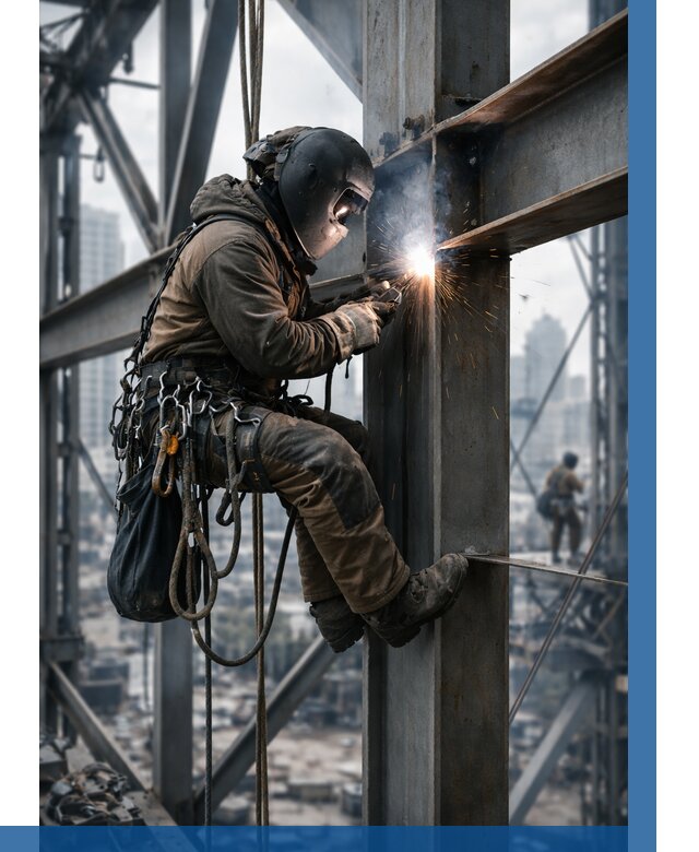 Высотные сварочные работы в Полысаеве от 3599 р. | ВЫСОТНИК-Плс