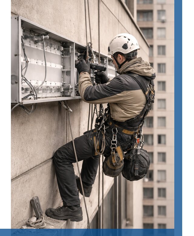 Ремонт вывески на высоте в Полысаеве от 4627 р. | ВЫСОТНИК-Плс