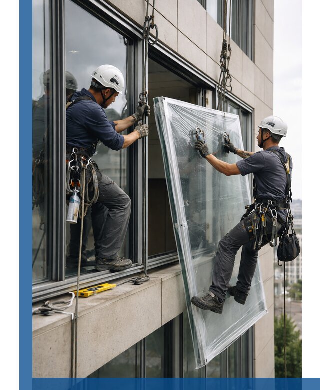 Профессиональная замена стекла в витраже в Полысаеве с гарантией