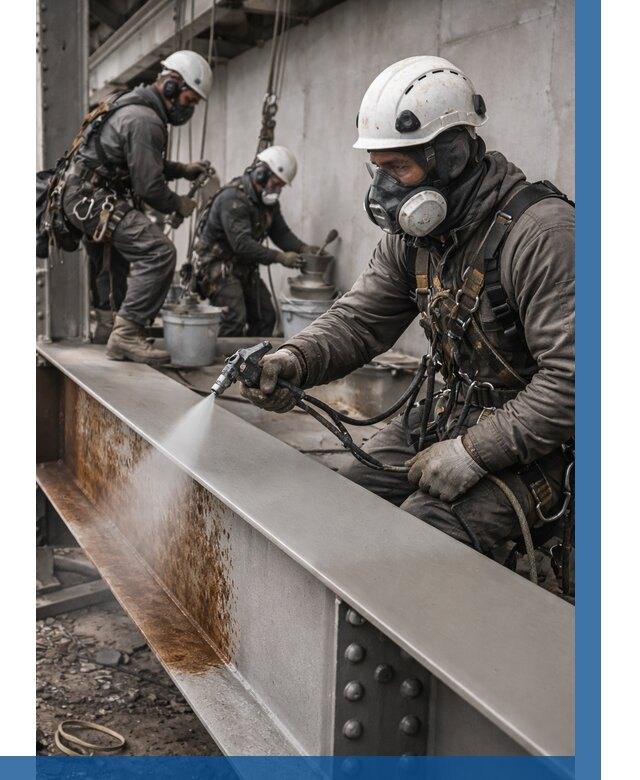 Антикоррозионная покраска металла в Полысаеве от 720 р. | ВЫСОТНИК-Плс