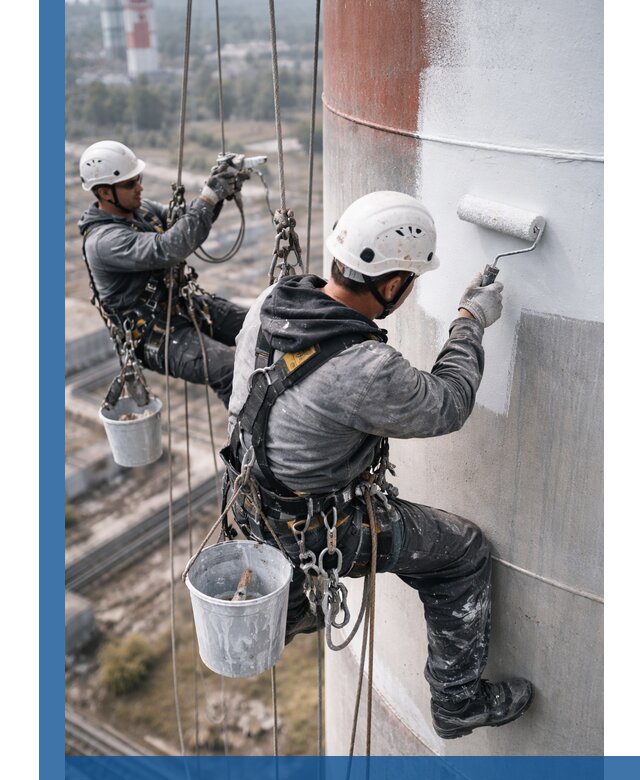 Покраска дымовых труб в Полысаеве: антикоррозийная защита и восстановление