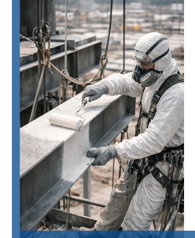 Профессиональная огнезащитная обработка металлоконструкций в Полысаеве