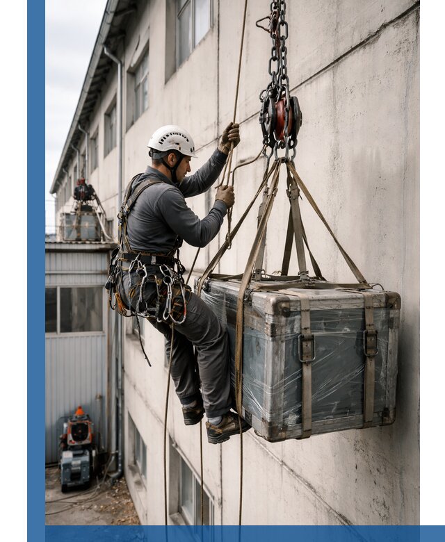 Подъем грузов на высоту в Полысаеве для промышленных объектов