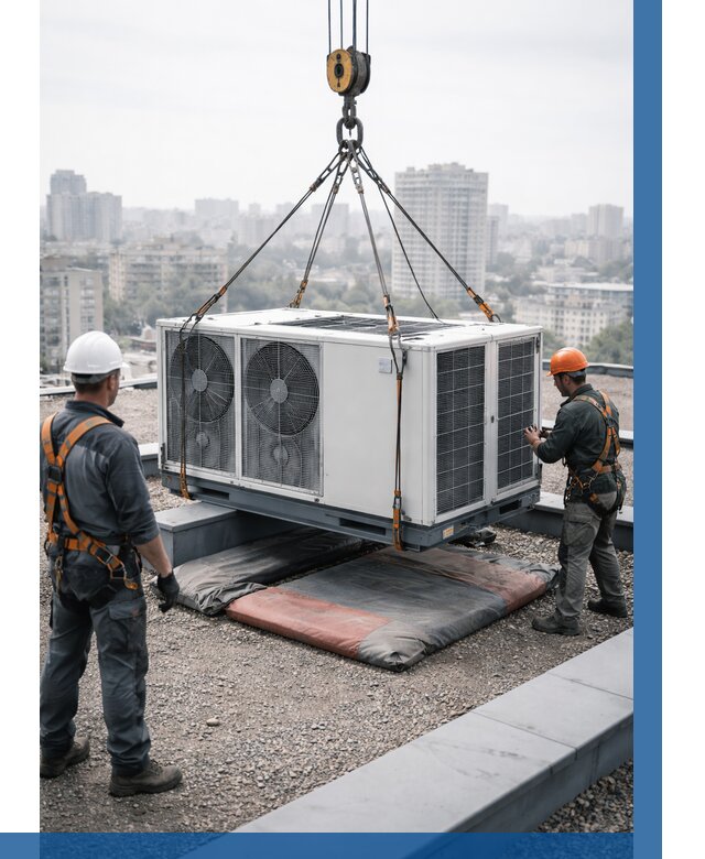 Подъем груза на крышу в Полысаеве от 5142 р. | ВЫСОТНИК-Плс заказать