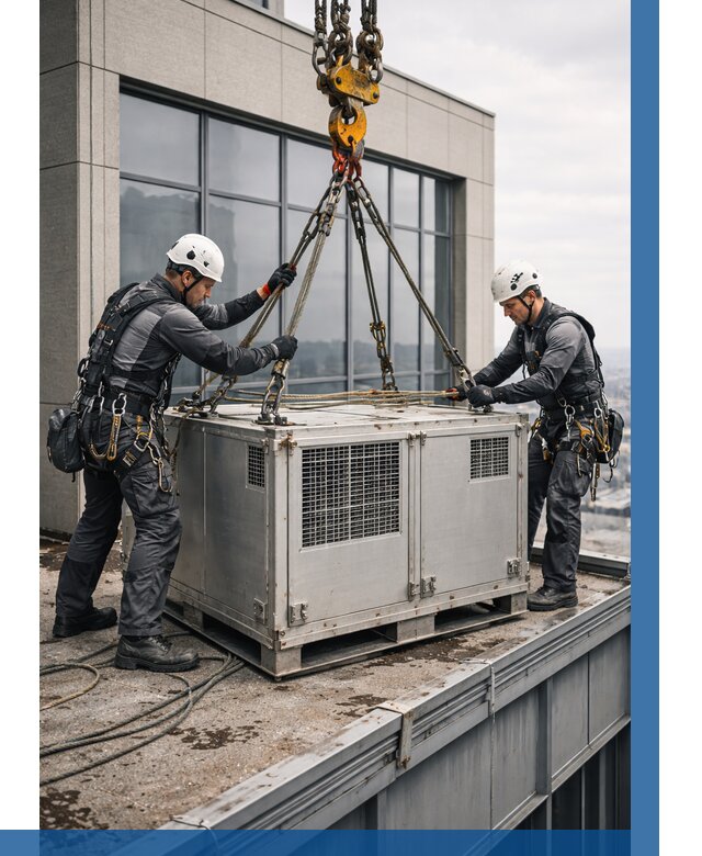 Такелажные работы на высоте в Полысаеве от 8226 р. | ВЫСОТНИК-Плс