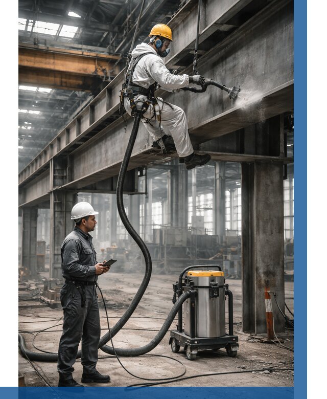 Обеспыливание конструкций в цехе в Полысаеве от 4319 р. | ВЫСОТНИК-Плс