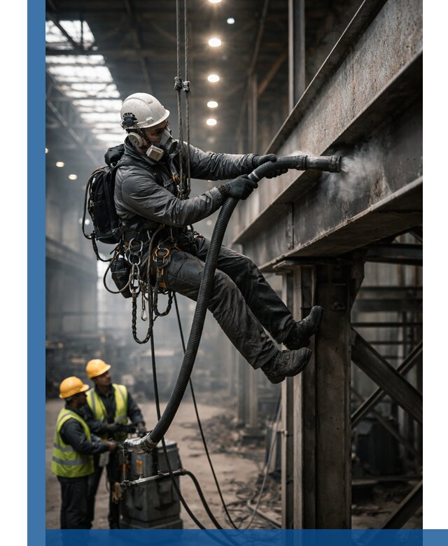 Обеспыливание конструкций в цехах промышленного производства в Полысаеве