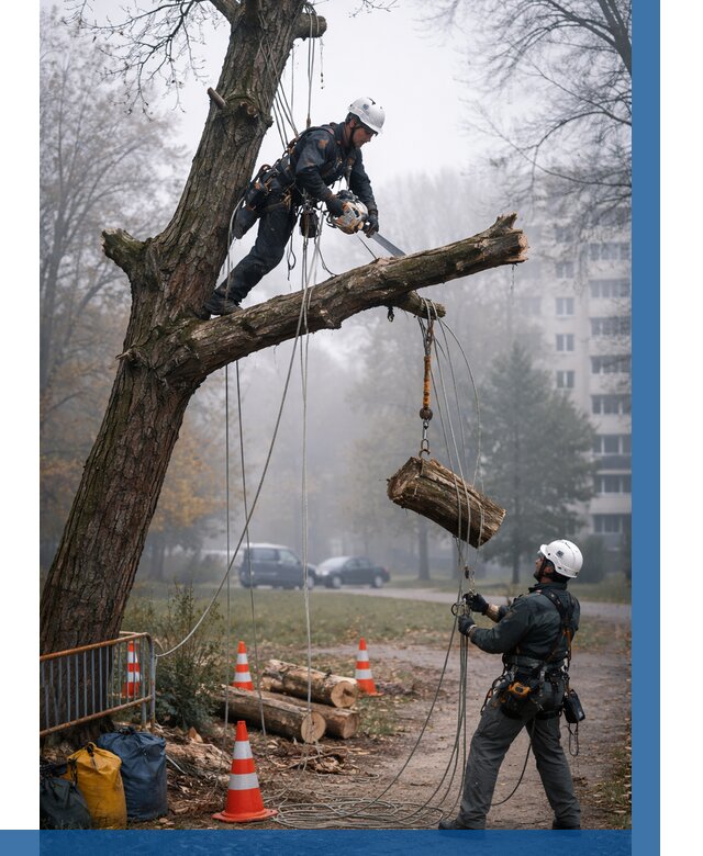 Удаление аварийных деревьев в Полысаеве от 15425 р. | ВЫСОТНИК-Плс