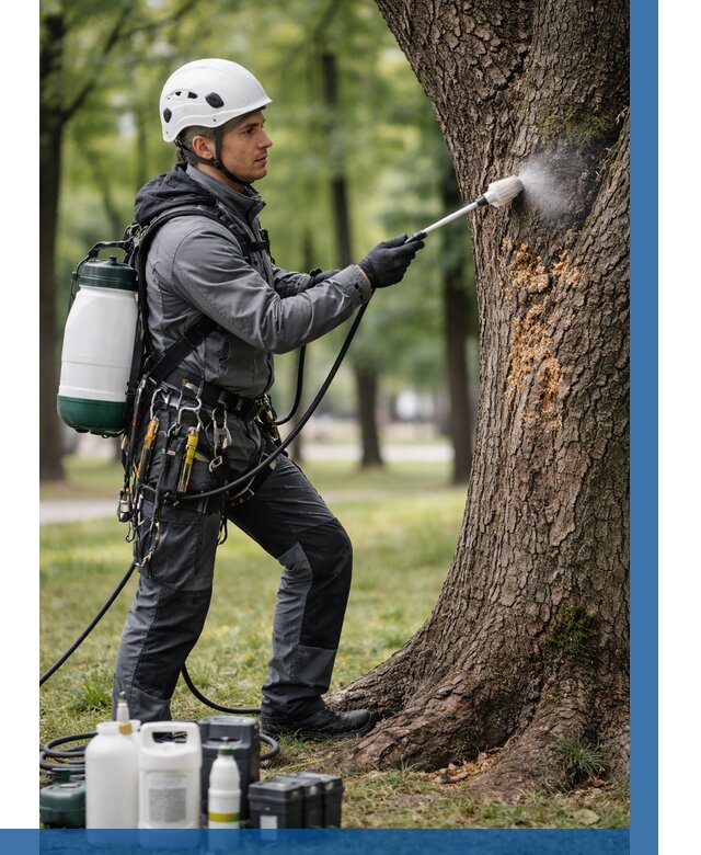 Обработка деревьев от вредителей в Полысаеве от 4627 р. | ВЫСОТНИК-Плс