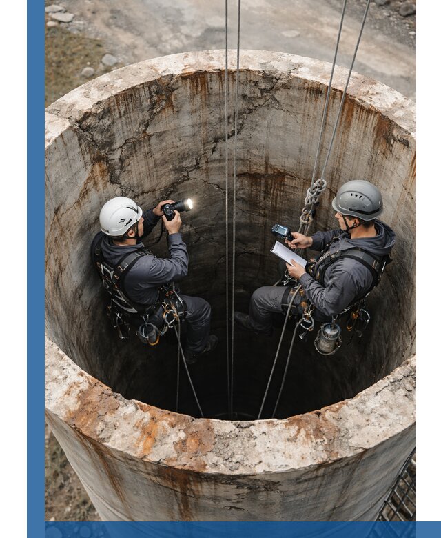 Обследование дымовой трубы: диагностика и оценка состояния в Полысаеве